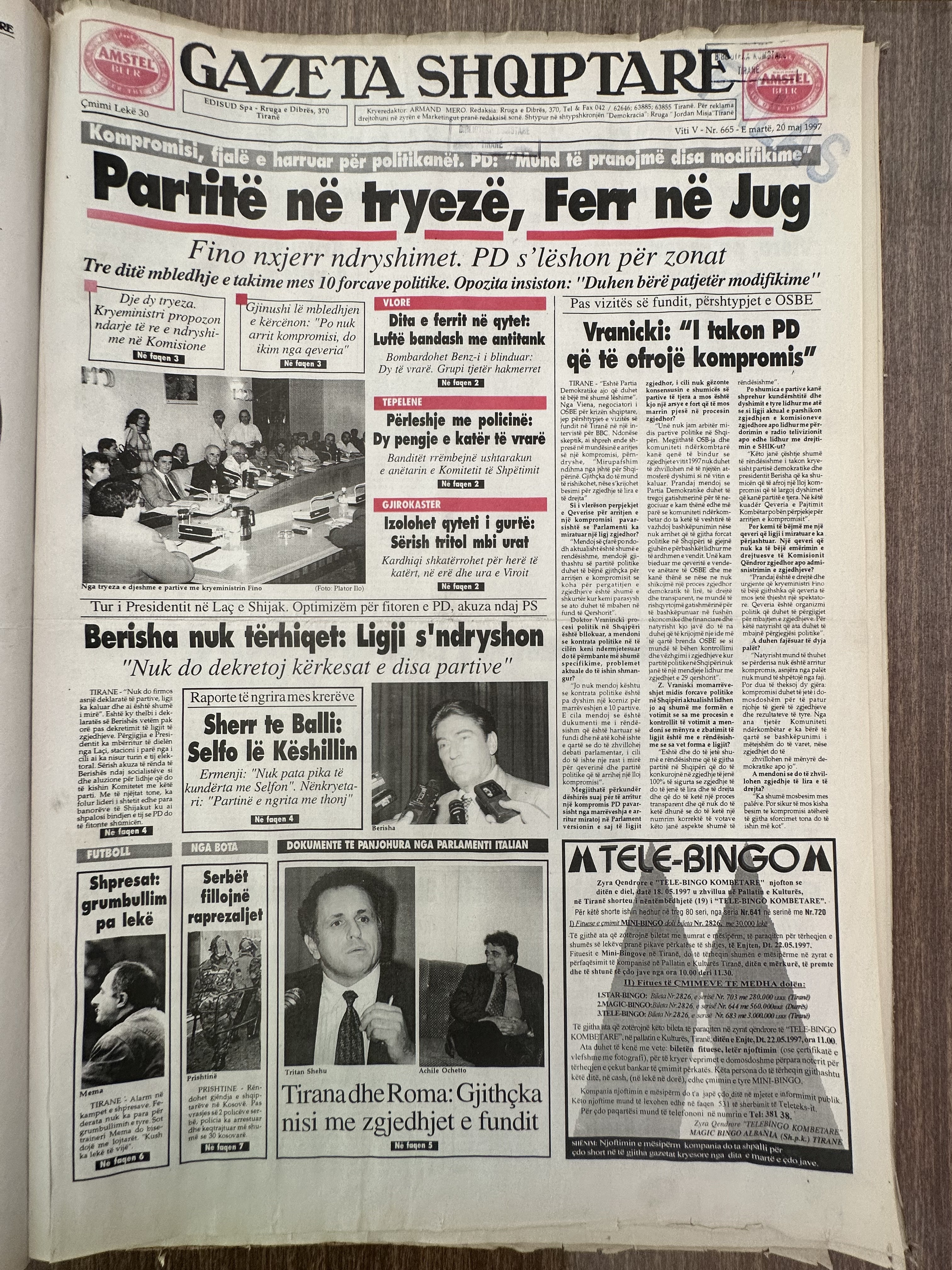 Gazeta Shqiptare 1997-05-20